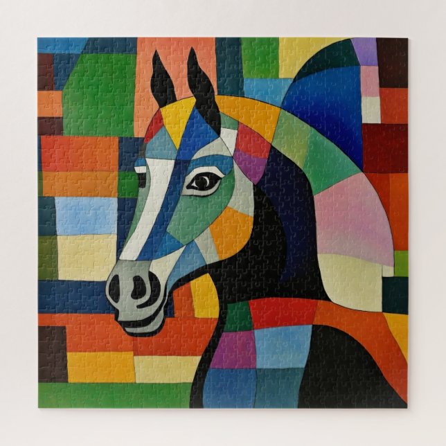 Pferd der Farben Puzzle (Vertikal)