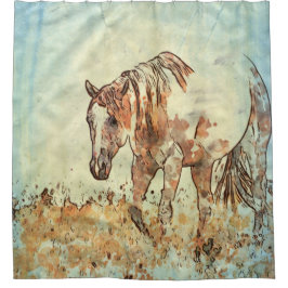 Pferd des Kunst-Studio-12216 Duschvorhang