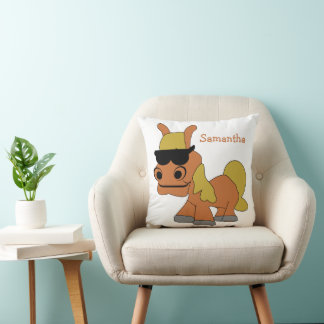 Pferd Design personalisiert Kissen