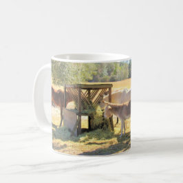 Pferd Die Fütternd Station - Farm Life Series Kaffeetasse