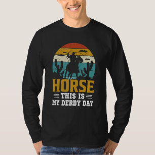 Pferd dies ist mein Derby Day Horse Derby Day Tag  T-Shirt