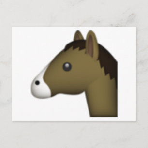 Pferd - Emoji Postkarte