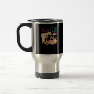 Pferd, es ist Herbst, y'all Vintage-Stil Reisebecher