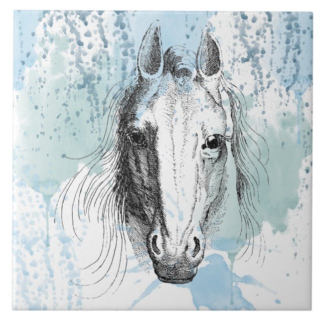 Pferd Fliese (Vorderseite)