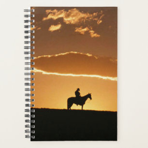Pferd Foto Equine Atemberaubender Cowboy Sunset Planer