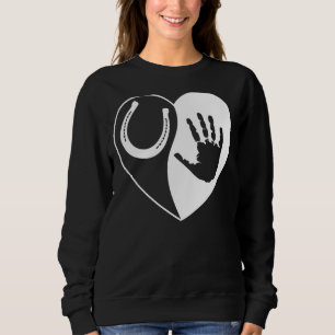 Pferd für Mädchen Reiten Reiten Sweatshirt