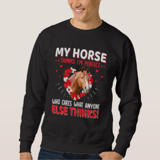 Pferd für Mädchen und Frauen, die Pferde Liebe 5 Sweatshirt