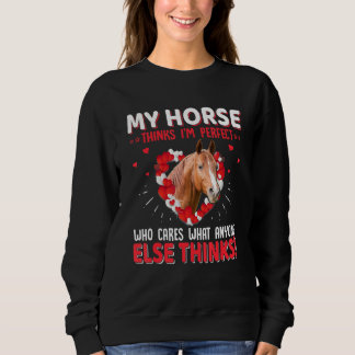 Pferd für Mädchen und Frauen, die Pferde Liebe 5 Sweatshirt