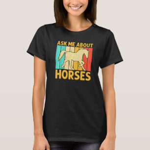 Pferd Für Männer Frauen Pferd  Pferderennen T-Shirt