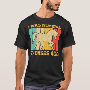 Pferd für Männer Pferderennen T-Shirt