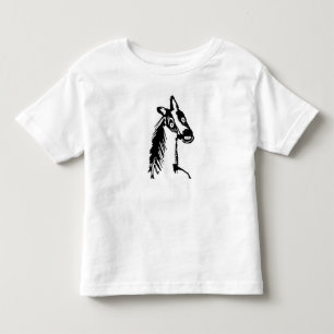 Pferd gedruckt kleinkind t-shirt