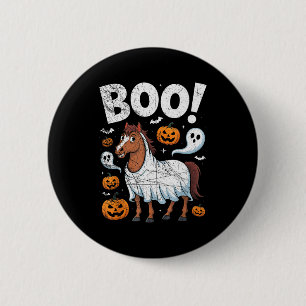 Pferd-Geist-Kostüm Lustiges Reitpferd Geschenk Button