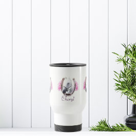 Pferd Gerahmt von Hufeisen Personalisiert Reisebecher