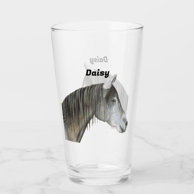 Pferd Glas (Vorderseite)