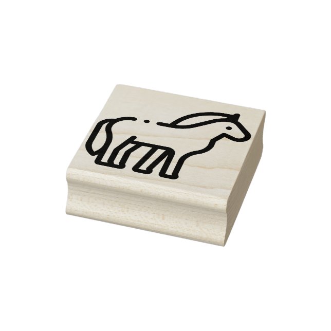 Pferd Gummistempel (Stempel)