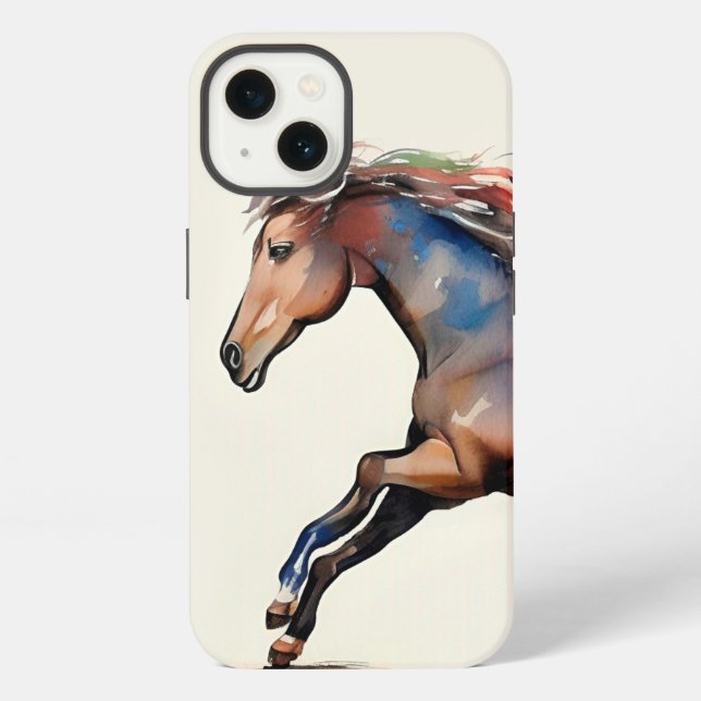 Pferd Handyhülle iPhone Hülle (Rückseite)