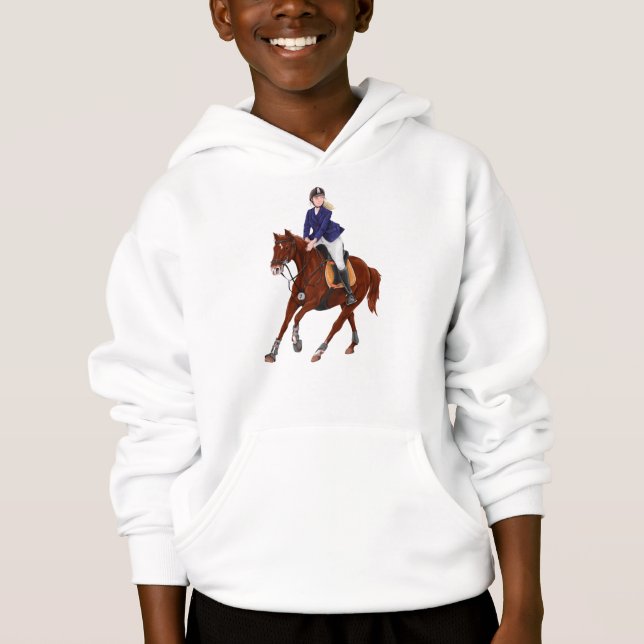 Pferd Hoodie (Vorderseite)