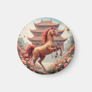 Pferd im chinesischen Jahr  Magnet