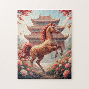 Pferd im chinesischen Jahr Puzzle