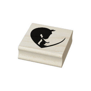 Pferd im Herzen Gummistempel