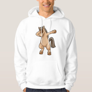 Pferd im Hip Hop Dance Dab Hoodie
