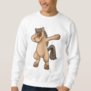 Pferd im Hip Hop Dance Dab Sweatshirt