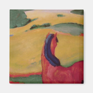Pferd in einer Landschaft, 1910 Magnet