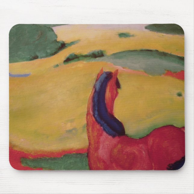 Pferd in einer Landschaft, 1910 Mousepad (Vorne)