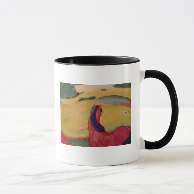 Pferd in einer Landschaft, 1910 Tasse (Rechts)