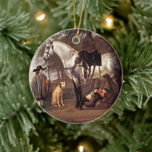 Pferd in einer Landschaft Aelbert Cuyp    Keramik Ornament