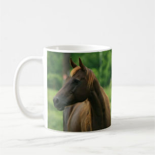 Pferd in Grünweide Persönliche Umarmung Kaffeetasse
