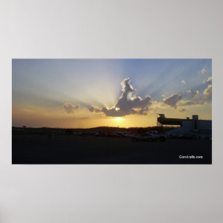 Pferd in Wolken, Carolcells.com Poster