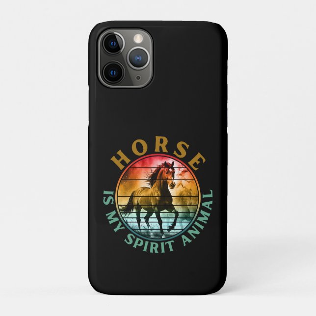 Pferd ist mein Krafttier Case-Mate iPhone Hülle (Rückseite)