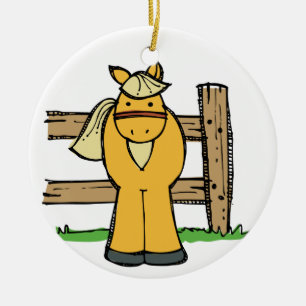 Pferd Keramikornament