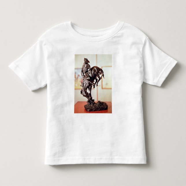 Pferd-Kerl (Bronze) Kleinkind T-shirt (Vorderseite)