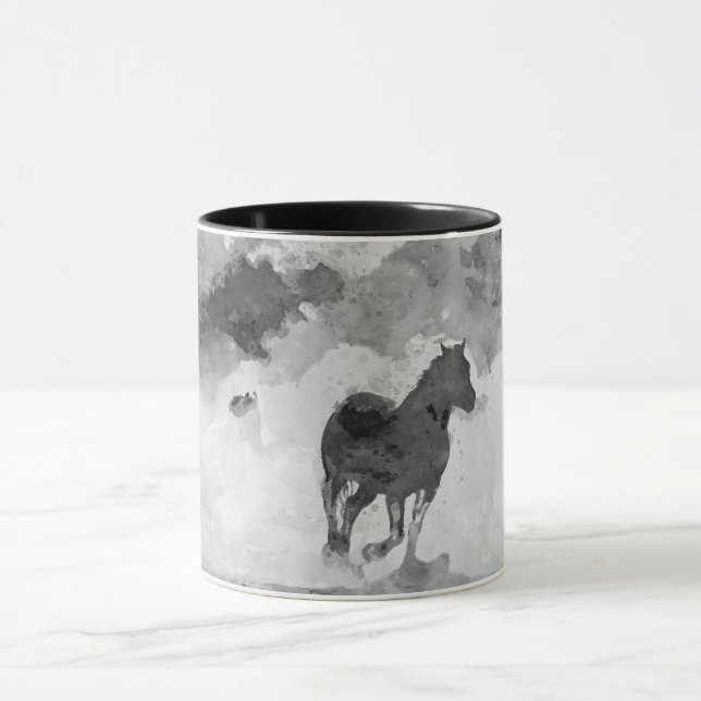 Pferd Laufende Tasse (Zentrum)