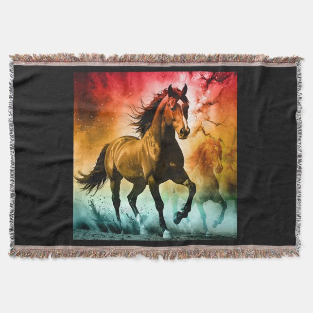 Pferd läuft  decke (Vorderseite)