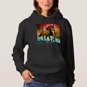 Pferd läuft hoodie
