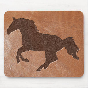 Pferd-Leder Mousepad