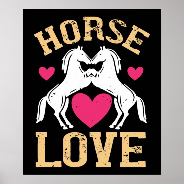 Pferd - Liebe Poster (Vorne)