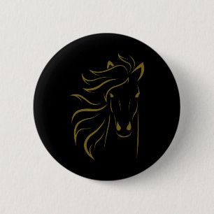 Pferd Lover Geschenke Womens Reittiere Männer Reit Button