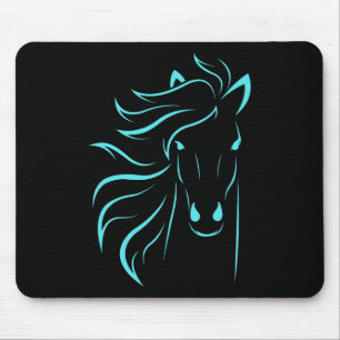 Pferd Lover Geschenke Womens Reittiere Männer Reit Mousepad