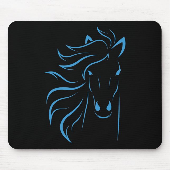 Pferd Lover Geschenke Womens Reittiere Männer Reit Mousepad (Vorne)