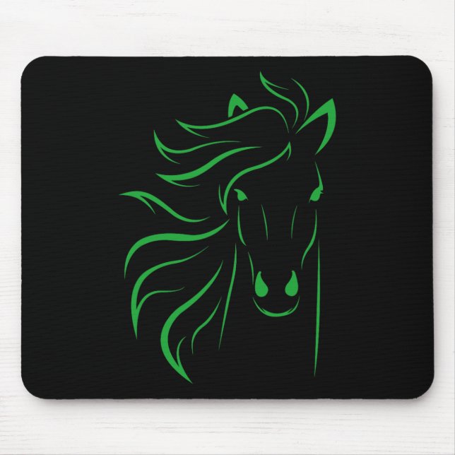 Pferd Lover Geschenke Womens Reittiere Männer Reit Mousepad (Vorne)