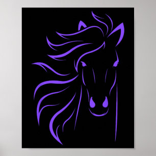 Pferd Lover Geschenke Womens Reittiere Männer Reit Poster