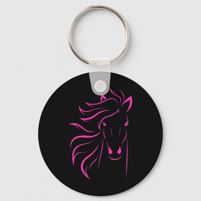 Pferd Lover Geschenke Womens Reittiere Männer Reit Schlüsselanhänger (Vorderseite)