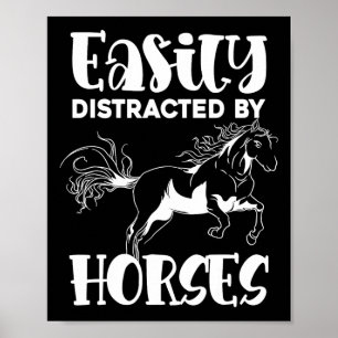 Pferd Lover Reitsport Reitsport Funny H Poster