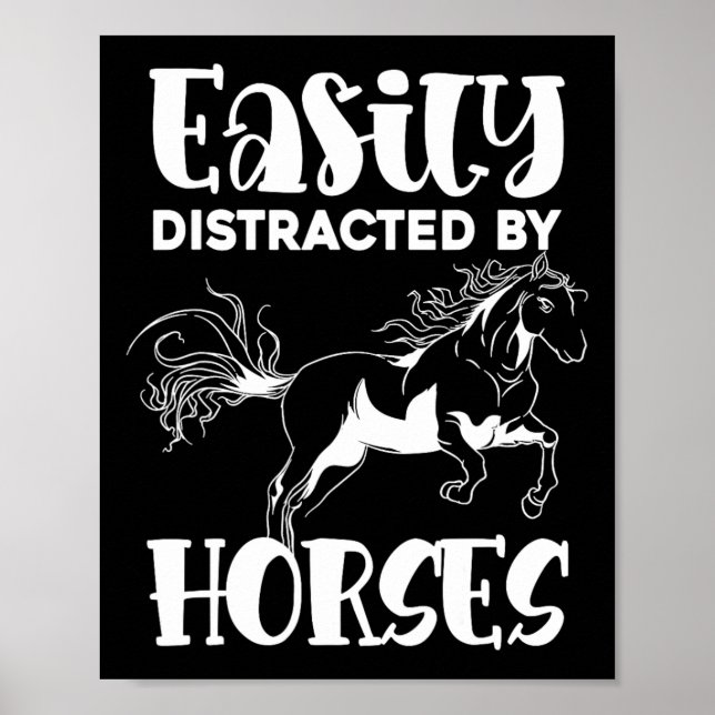 Pferd Lover Reitsport Reitsport Funny H Poster (Vorne)