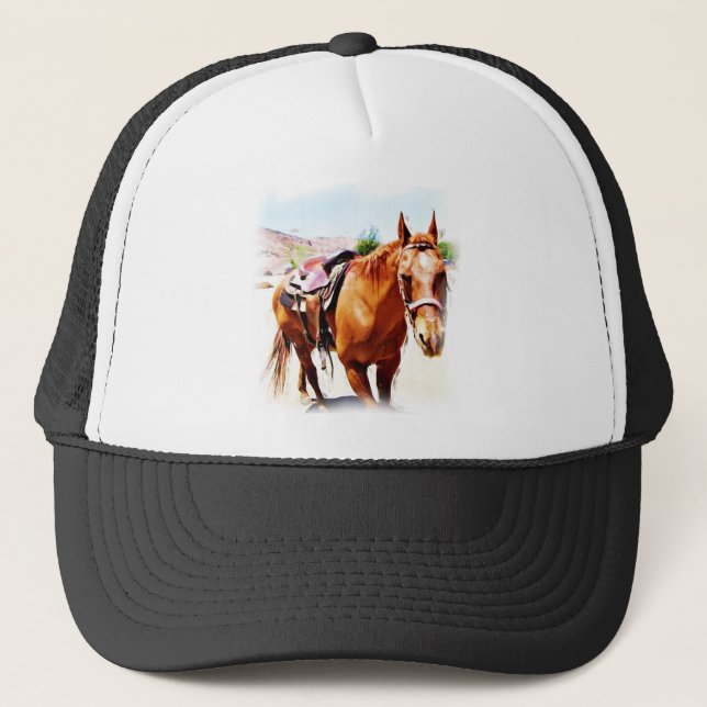 Pferd Lover_ Truckerkappe (Vorderseite)