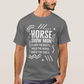 Pferd Mama Funnyee Pferde Mama Vintag T-Shirt